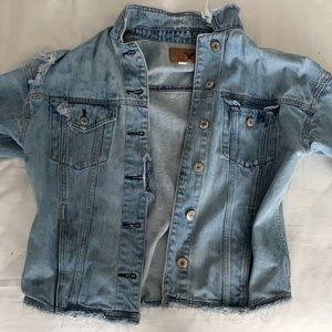 Bleach denim jacket